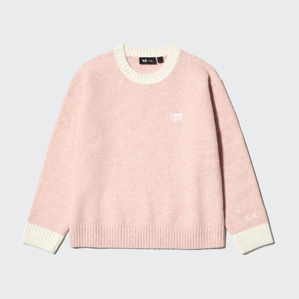 KAWS Winter Souffle Yarn Crew Neck Sweater -Soldout Style Fits like Small - BNWT